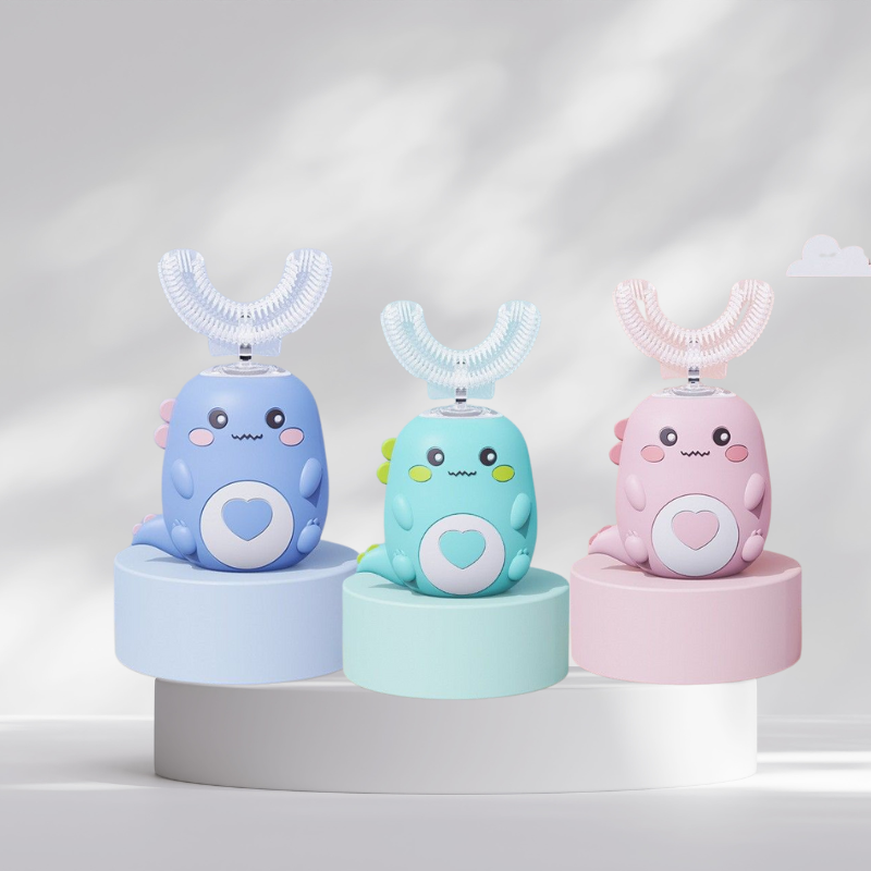 Brosse à dents électrique en forme de U pour enfants