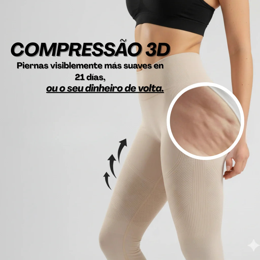 Leggings de compression 3D anti-cellulite