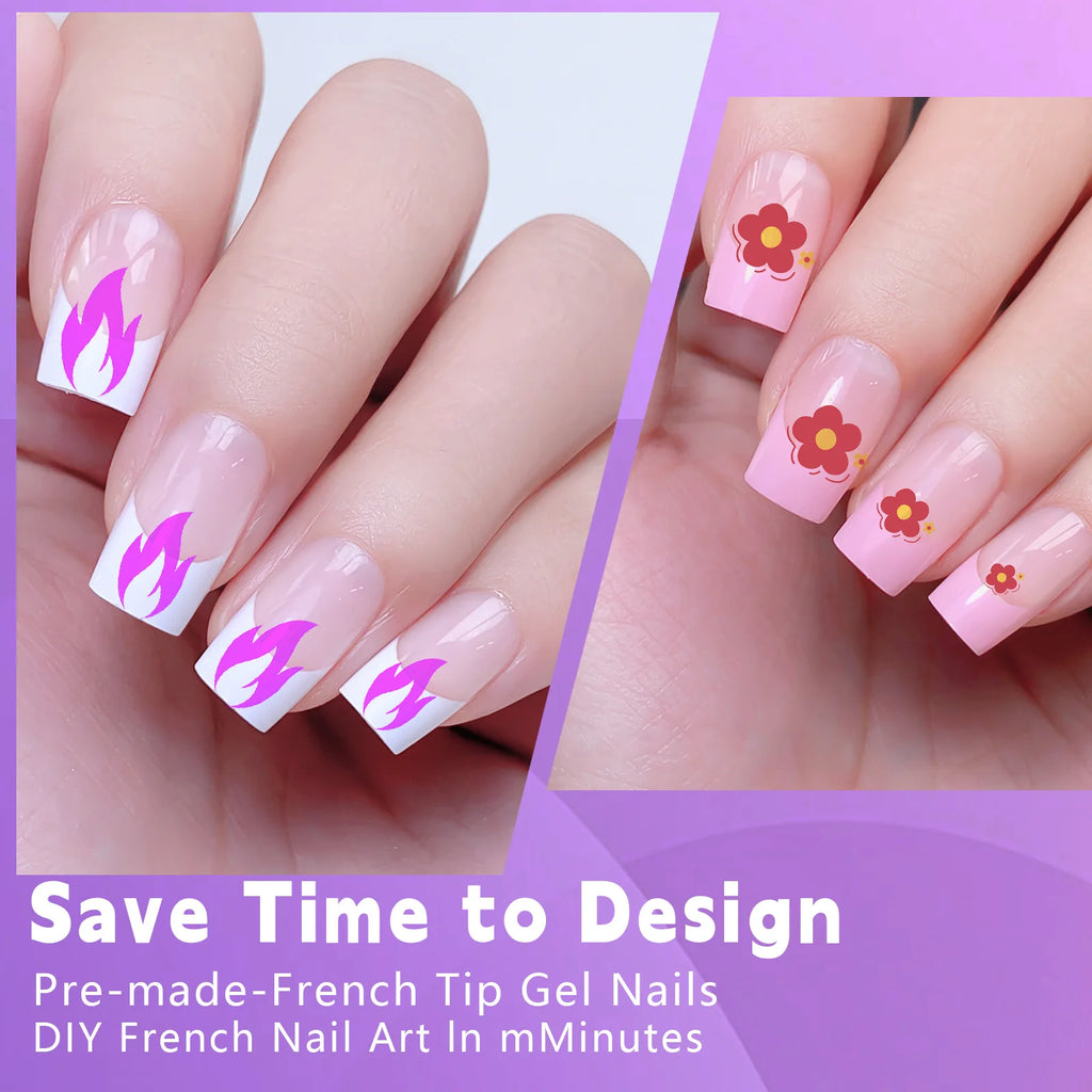 LumiFrench 120 Nail Tips Set