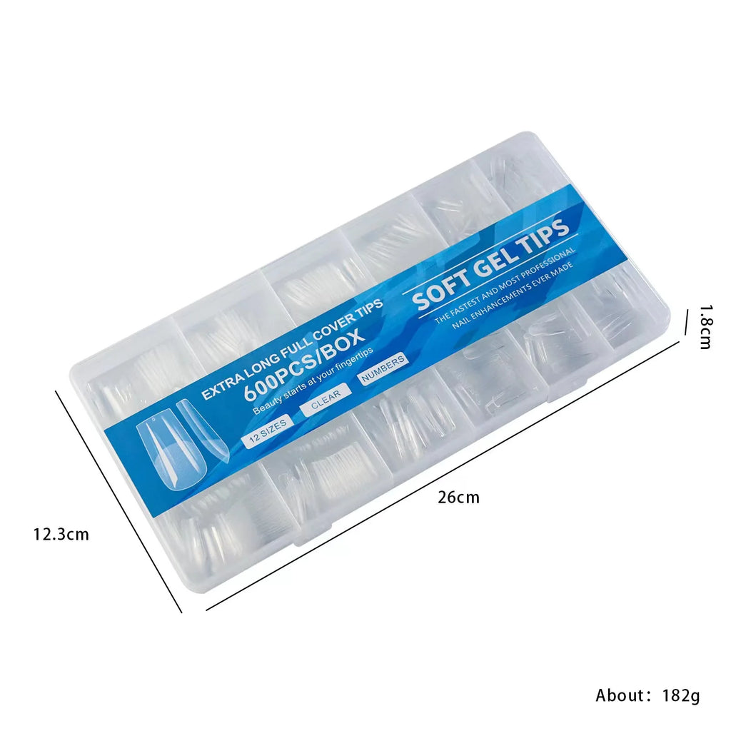 GlamShape 600 Nail Tips Set