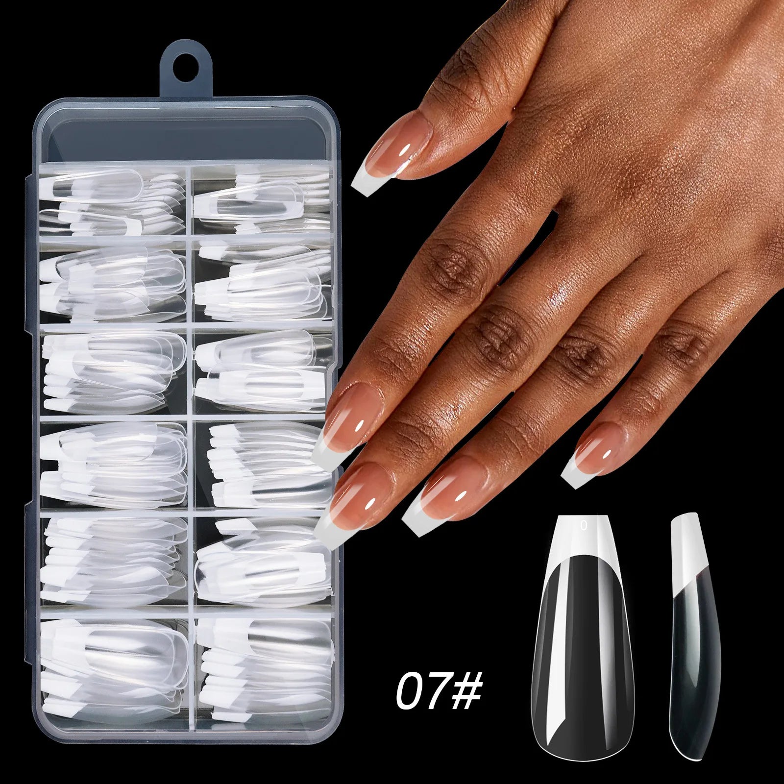 LumiFrench 120 Nail Tips Set