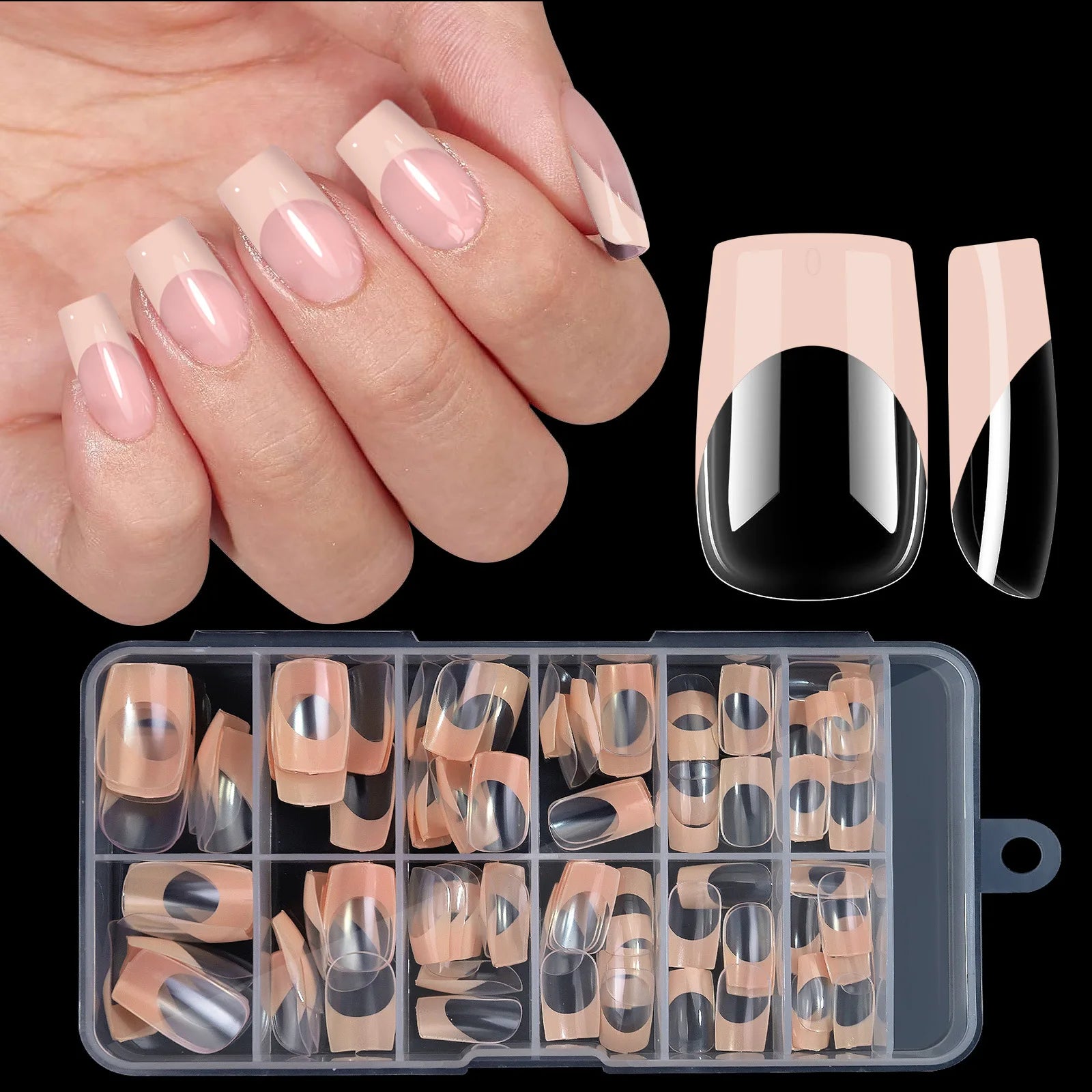 LumiFrench 120 Nail Tips Set