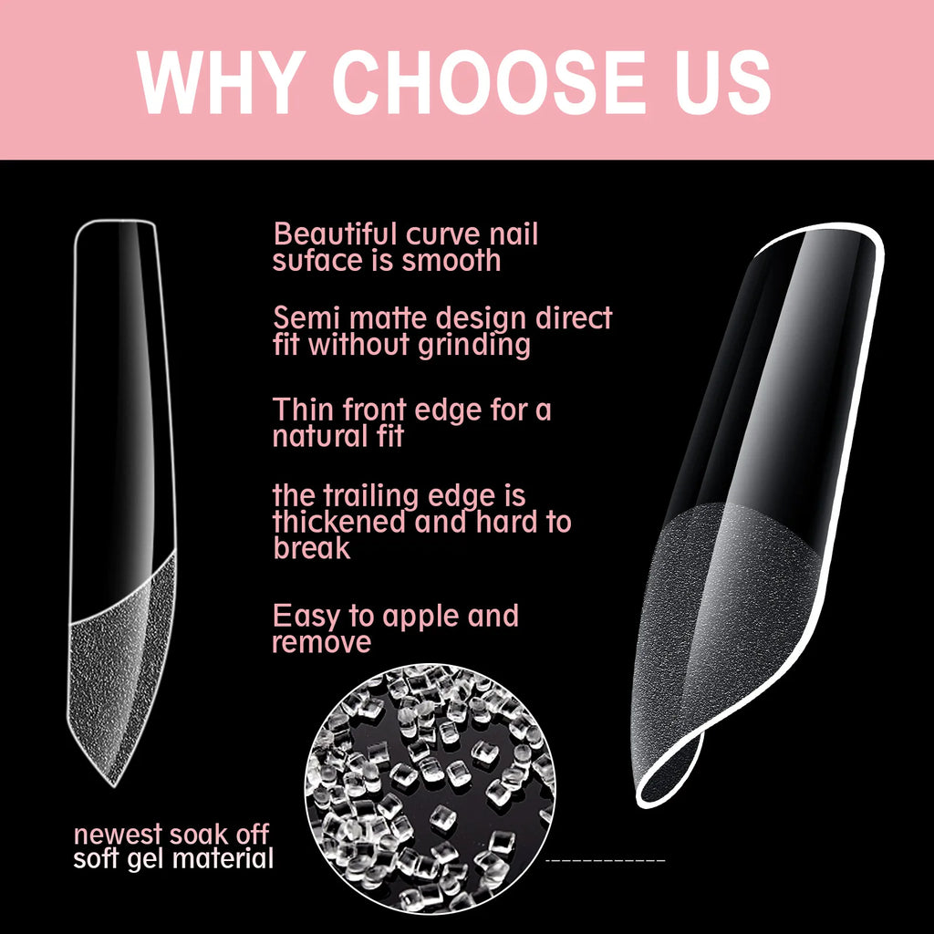 GlamShape 600 Nail Tips Set