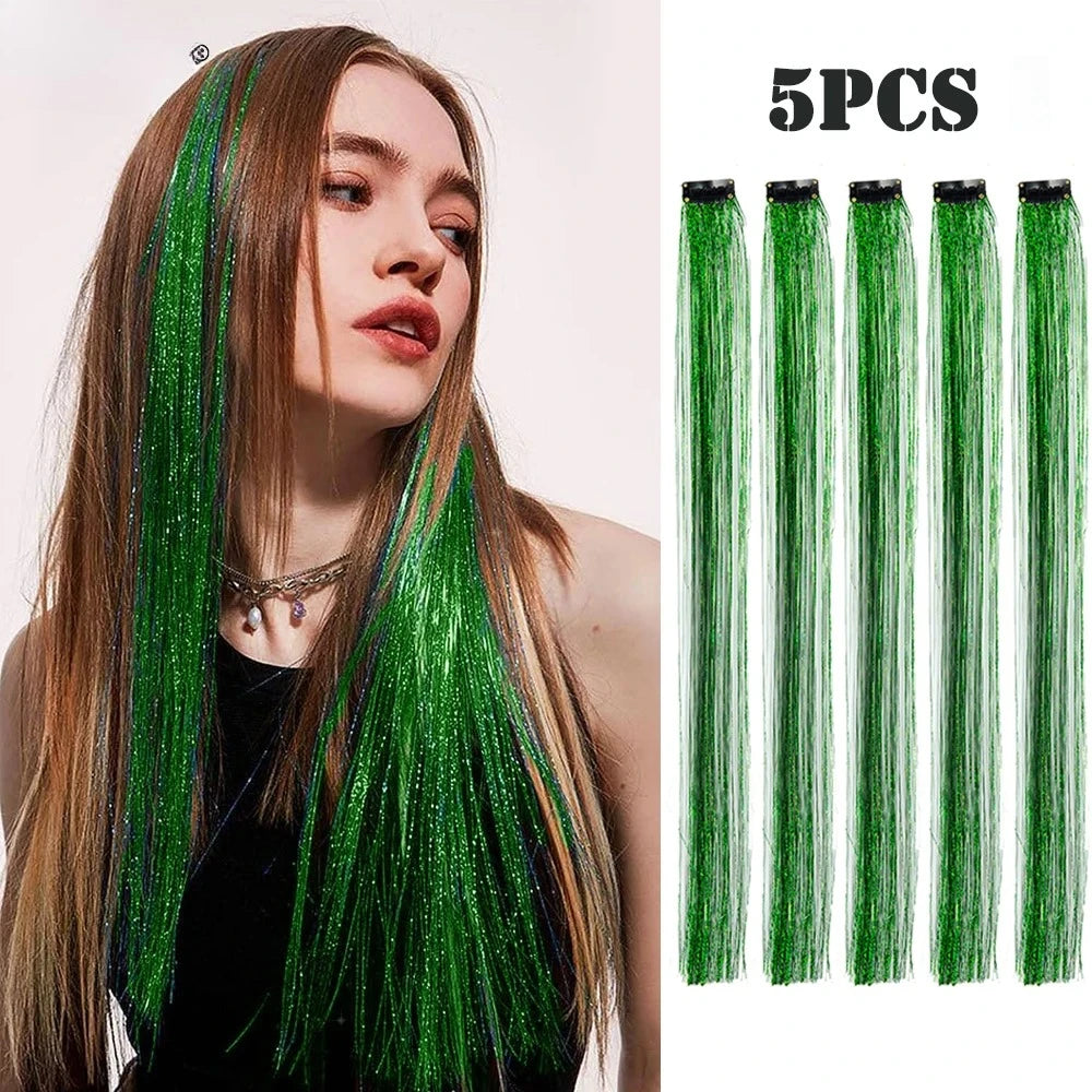 Paillettes brillantes pour cheveux