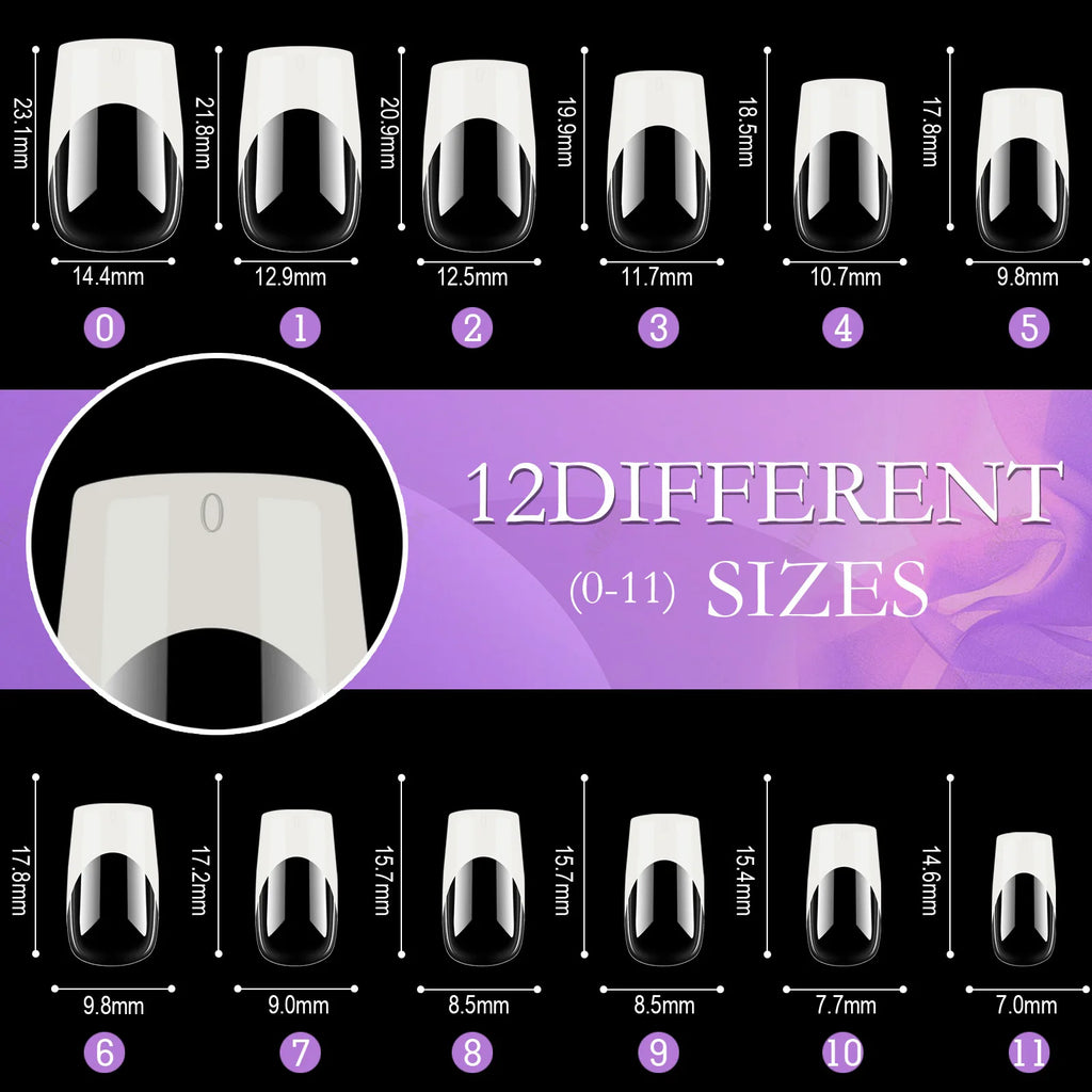 LumiFrench 120 Nail Tips Set