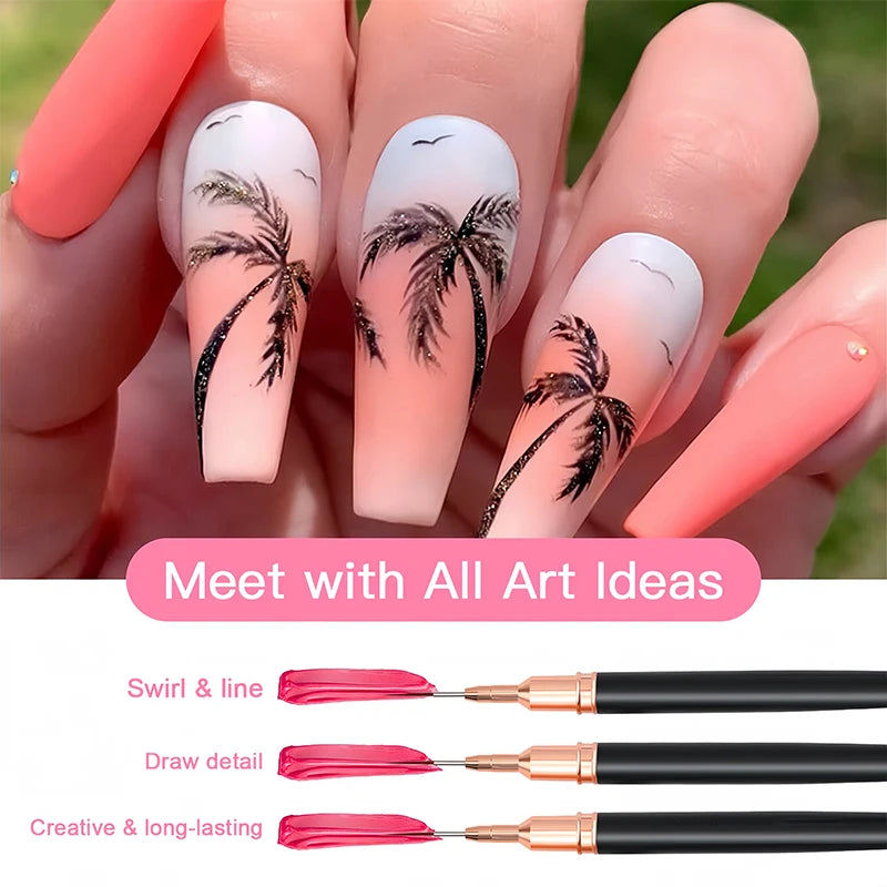 LumiLine Nail Art Brush Set